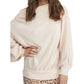 Free People Women's Main Squeeze Brushed Hacci Top  Orange Size X-Small