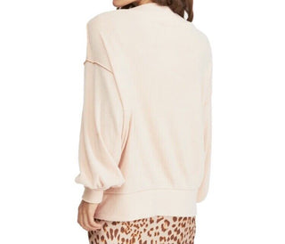 Free People Women's Main Squeeze Brushed Hacci Top  Orange Size X-Small