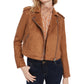 Kit & Sky Women's Faux Suede Jacket Brown Size Medium