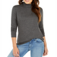 Style & Co Women's Mock Neck Top Black Size PP