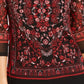 Charter Club Women's Printed Mesh Top Red Size Petite Small