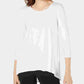 Alfani Women's Woven Back Top White Size Small