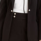 Calvin Klein Women's Imitation Pearl Open Front Jacket Black Size 10