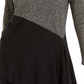 Alfani Women's Colorblocked Asymmetrical Sweater  Black Size Petite Small