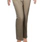 Anne Klein Women's Check Print Business Pant Suit Beige khaki Size 6