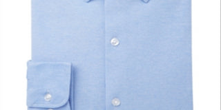 Bar III Men's Slim Fit Stretch Dress Shirt Blue Size 16