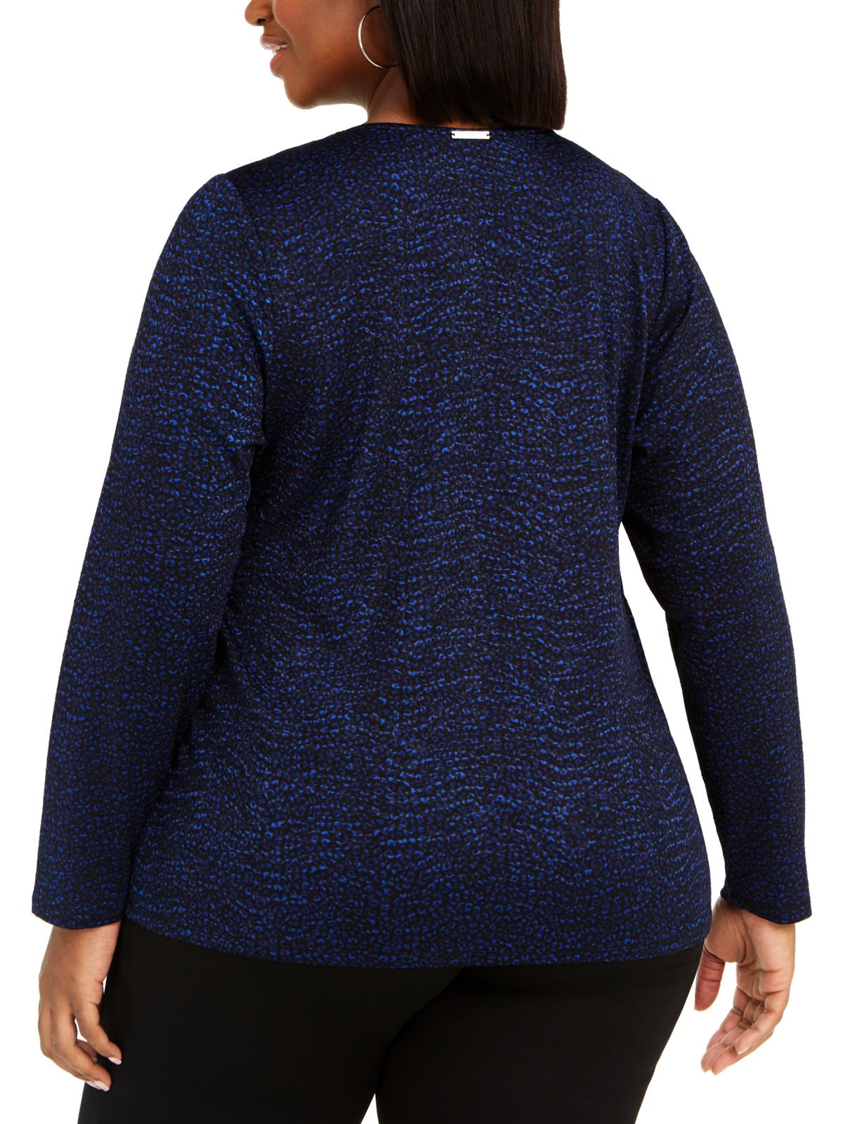 michael-kors-womens-plus-printed-pleated-top-blue-size-xxl