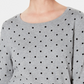 Karen Scott Women's Dot Dream Sweater Gray Size Small