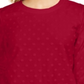 Karen Scott Women's Textured Dot Sweatshirt Red Size Petite S