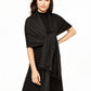Charter Club Women's Cashmere Metallic Oversized Wrap Black Size Regular