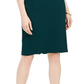 Vince Camuto Women's V-Neck Sheath Dress Green Size 0