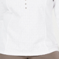 Karen Scott Women's Eyelet Front Cotton Henley Top White Size Petite Large