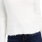 Planet Gold Juniors' Eyelash Mock-Neck Sweater Beigekhaki Size X-Large
