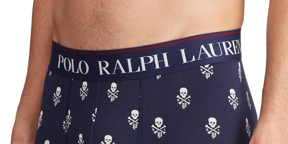 Ralph Lauren Men's Stretch Jersey Boxer Briefs Blue Size Small