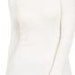 Style & Co Women's Ribbed Turtleneck Sweater  White Size Large