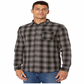 Quiksilver Men's Check Long Sleeve Button Down Shirt Black Size Small