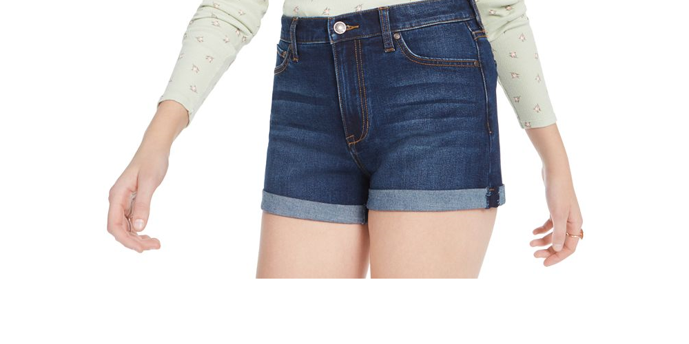 Ultra Flirt Junior's Scallop Edge Henley Shirts White Size X-Large