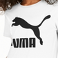 Puma Unisex Classic Logo Fitness Running T-Shirt White Size Small
