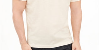 Alfani Men's Crewneck Striped T-Shirt Brown Size Large