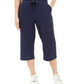 Karen Scott Women's Knit Capri Pants Blue Size Small