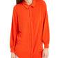 Alfani Women's Button up Shirt Orange  Size -M