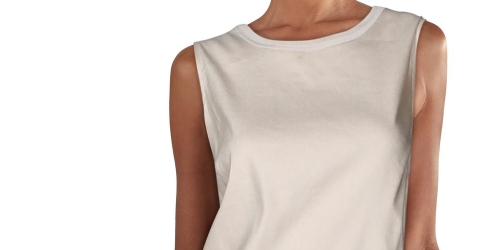 Alfani Women's Sleeveless Jewel Neck Top Brown Size X-Large