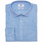 Ryan Seacrest Distinction Men's Slim Fit Stretch Woven Plaid Dress Shirt Blue Size 15