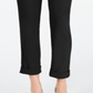 INC International Concepts Women's Belted Zippered Cropped Evening Pants Black Size 4