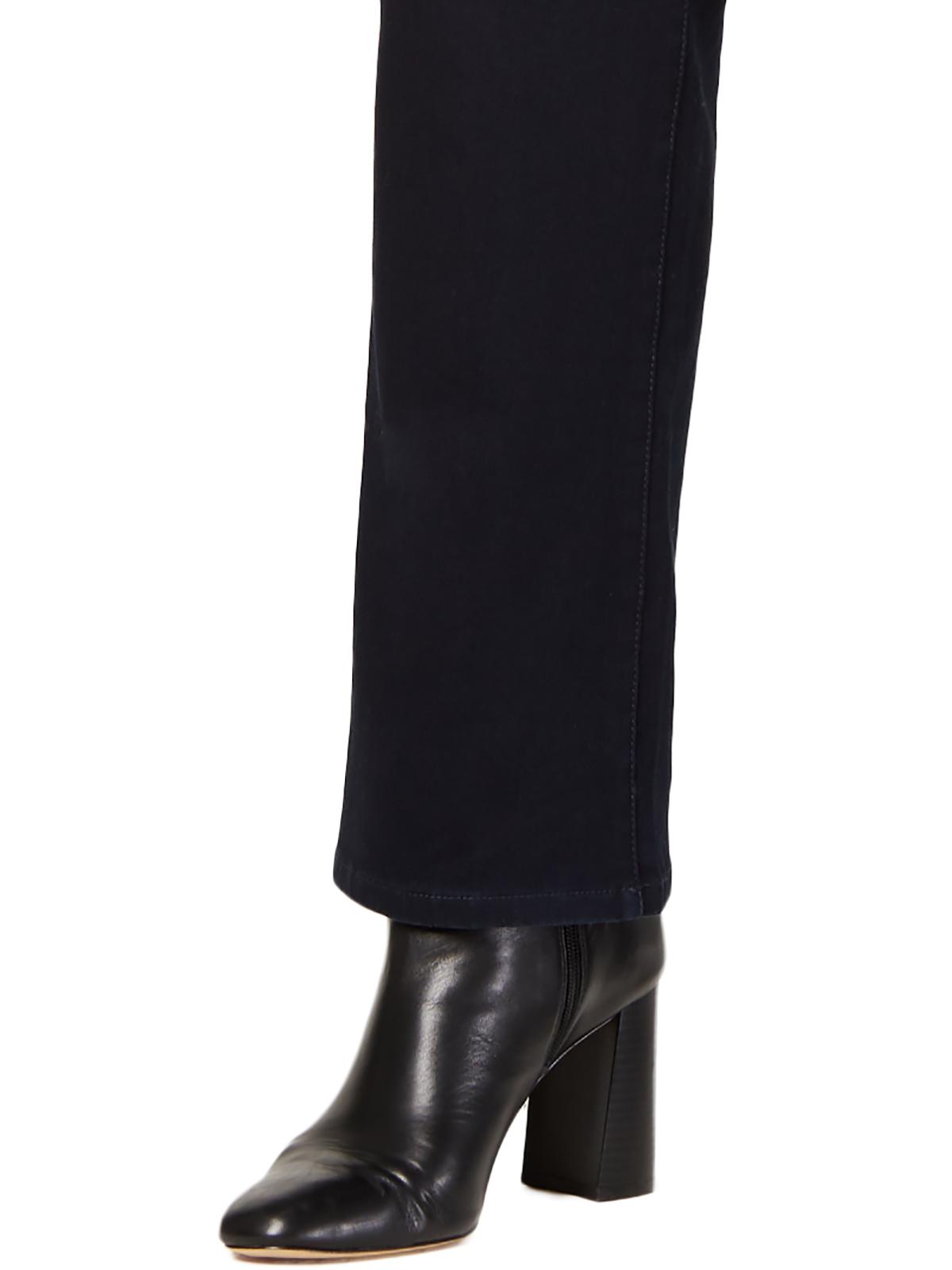 Style Co. Women's Solid Tummy Control Straight Leg Jeans Blue Size 22