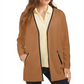 Charter Club Women's Milano Cotton Completer Sweater Brown Size Petite Small