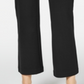 Charter Club Women's Cropped Wide Leg Pants Black Size 16