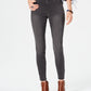 Style & Co Women's Power Sculpt Curvy Fit Skinny Jeans Black Size 8
