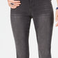 Style & Co Women's Power Sculpt Curvy Fit Skinny Jeans Black Size 8