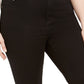 Seven7 Jeans Women's High Rise Skinny Jeans Black Size 18W