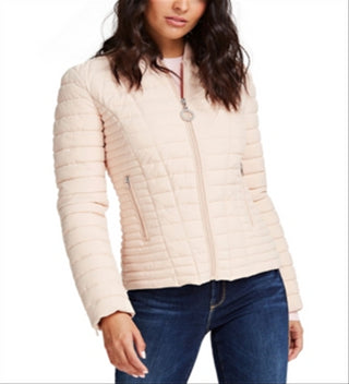 Guess Women's Jacket Light Pink Size Medium