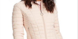 Guess Women's Jacket Light Pink Size Medium