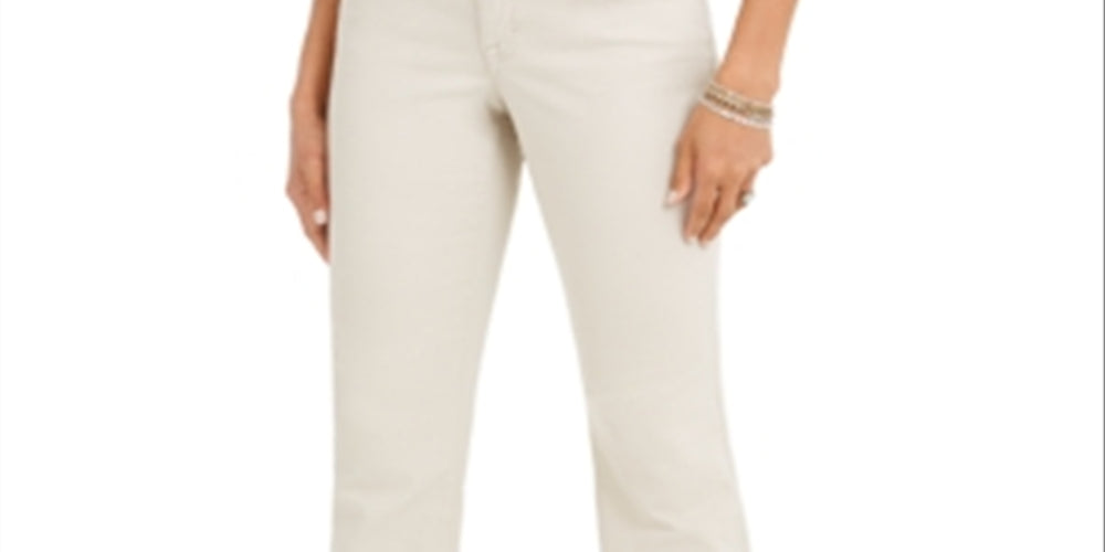 Style & Co Women's Curvy Fit Bootcut Jeans Brown Size 18