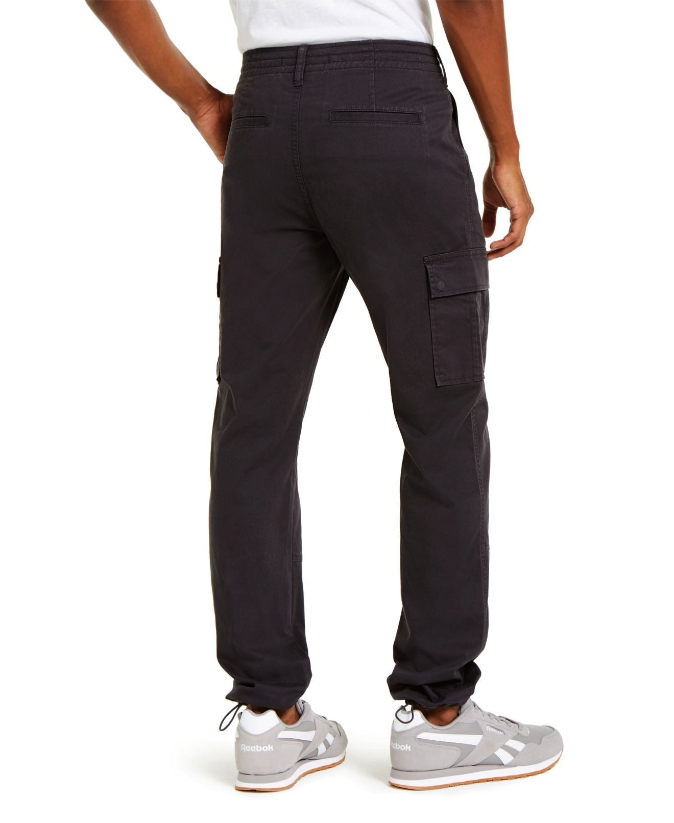 Sun + Stone Men's Hybr Cotton Jogger Pants Dark Lead Size 31X32