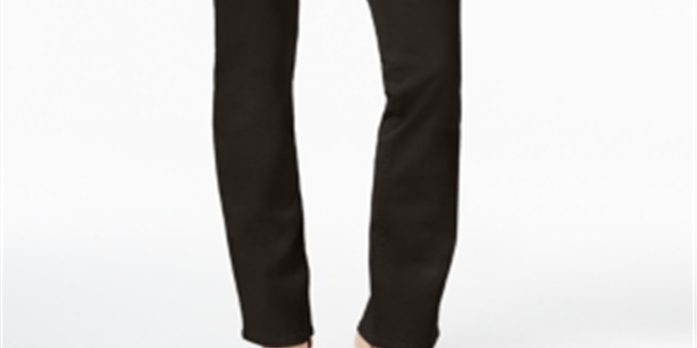 Charter Club Women's Lexington Straight Leg Jeans Gray Size 4 Petite