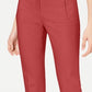 Alfani Women's Tummy Control Slim Leg Pants Red Size 8