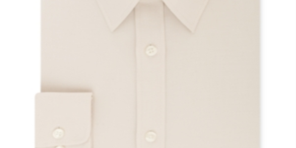 Tommy Hilfiger Men's Collared Dress Shirt Brown Size 17.5X36X37