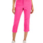 Charter Club Women's Tummy Control Bristol Capri Jeans Pink Size 4