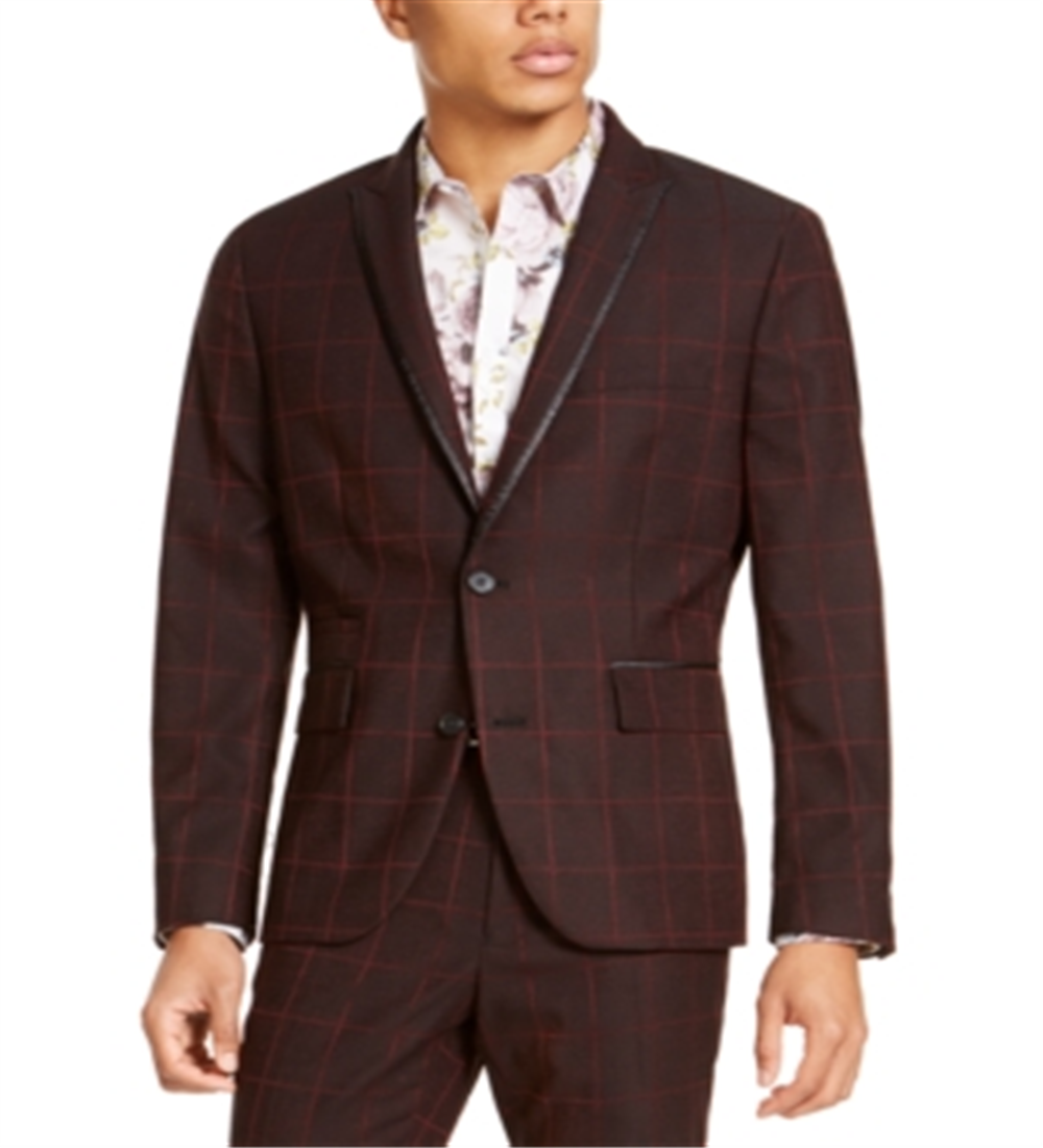 INC International Concepts Men's Suit Seperate Tall Slim Fit Stretch Blazer Black Size XX-Large
