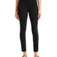 JM Collection Women's Side Hem Zip Leggings Black Size Small
