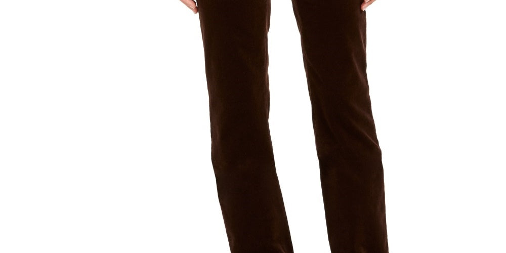 Charter Club Women's Lexington Tummy Control Corduroy Pants Brown Size 20X5