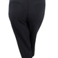 Alfani Women's Sash Belt Cropped Pants Black Size 10