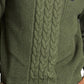 Nautica Men's Sail Classic Fit Cable Knit Sweater Green Size X-Large