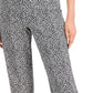 JM Collection Women's Printed Pull On Pants Black Size Medium