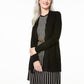 Charter Club Women's Nicki Cashmere Open Front Cardigan Regular Black Size X-Small