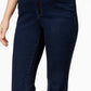 Charter Club Women's Lexington Straight Leg Jeans Blue Size 18